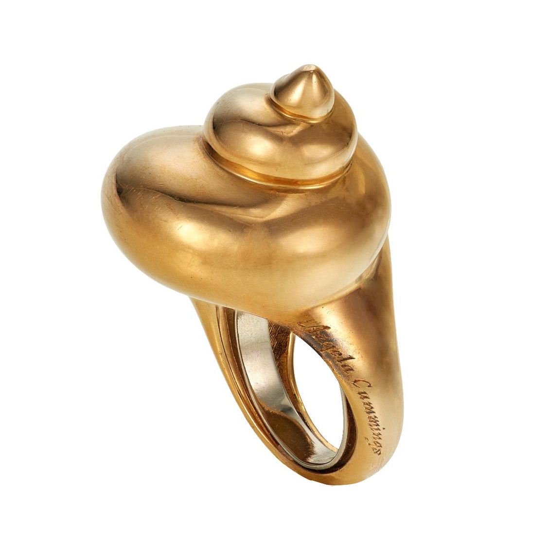 Angela Cummings For Tiffany & Co. Gold Shell Ring – Tiina Smith