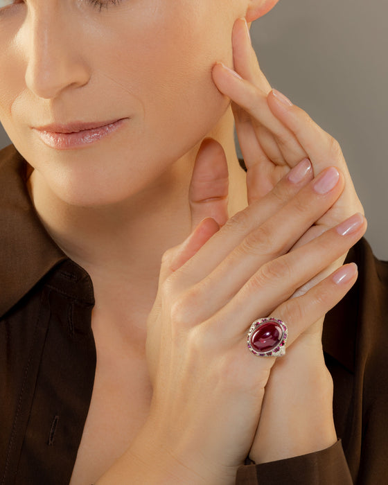 Tiffany Blue Book Rubellite, Pink Sapphire and Diamond Ring, 2011