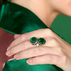 Important Bulgari Emerald Toi et Moi Ring