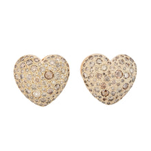  Pomellato Heart-Shaped Diamond Ear Clips