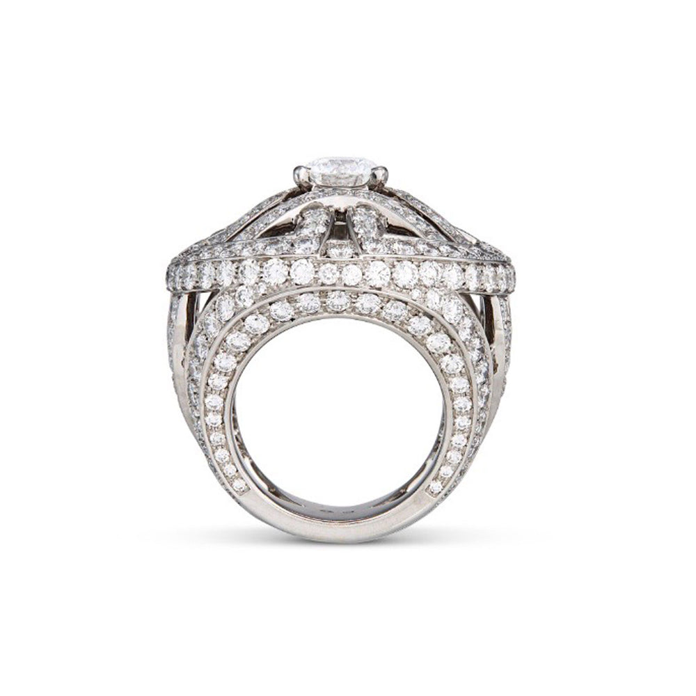 
                      
                        Cartier Diamond and Platinum Ring
                      
                    