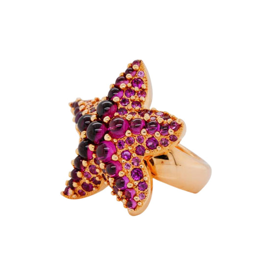 Pomellato Garnet Starfish Ring