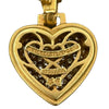 Kieselstein Cord 18k Gold Diamond Link Chain with Detachable Diamond Heart Pendant