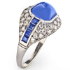 Art Deco Sapphire and Platinum Ring