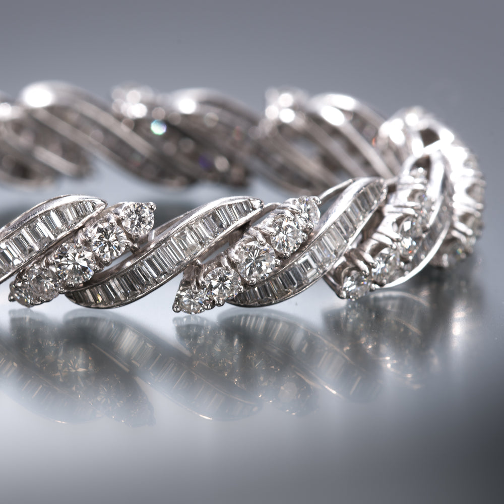 
                      
                        Diamond and 18k White Gold Bracelet
                      
                    