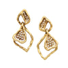 Chaumet 1970s 18k Gold and Diamond Earrings