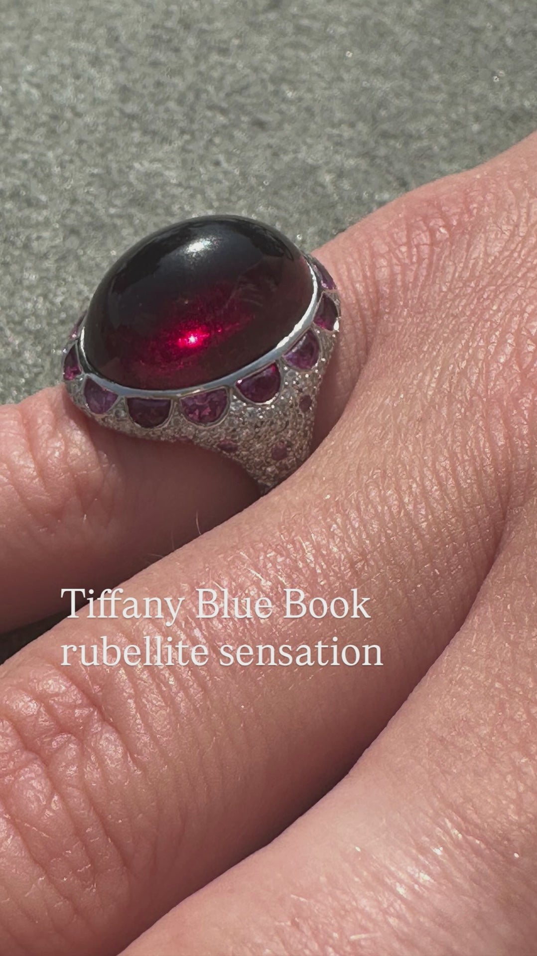 Tiffany Blue Book Rubellite, Pink Sapphire and Diamond Ring, 2011