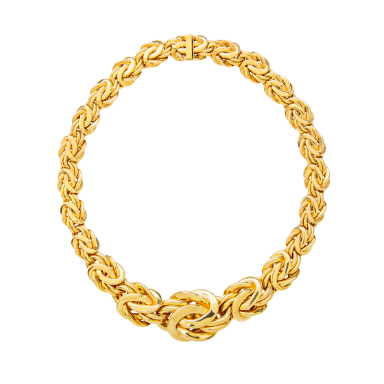 Abel & Zimmerman Gold Link Necklace