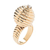 Norman Teufel 18k Yellow Gold and Diamond Spinner Ring