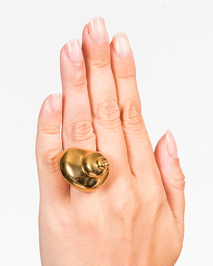 Angela Cummings For Tiffany & Co. Gold Shell Ring – Tiina Smith