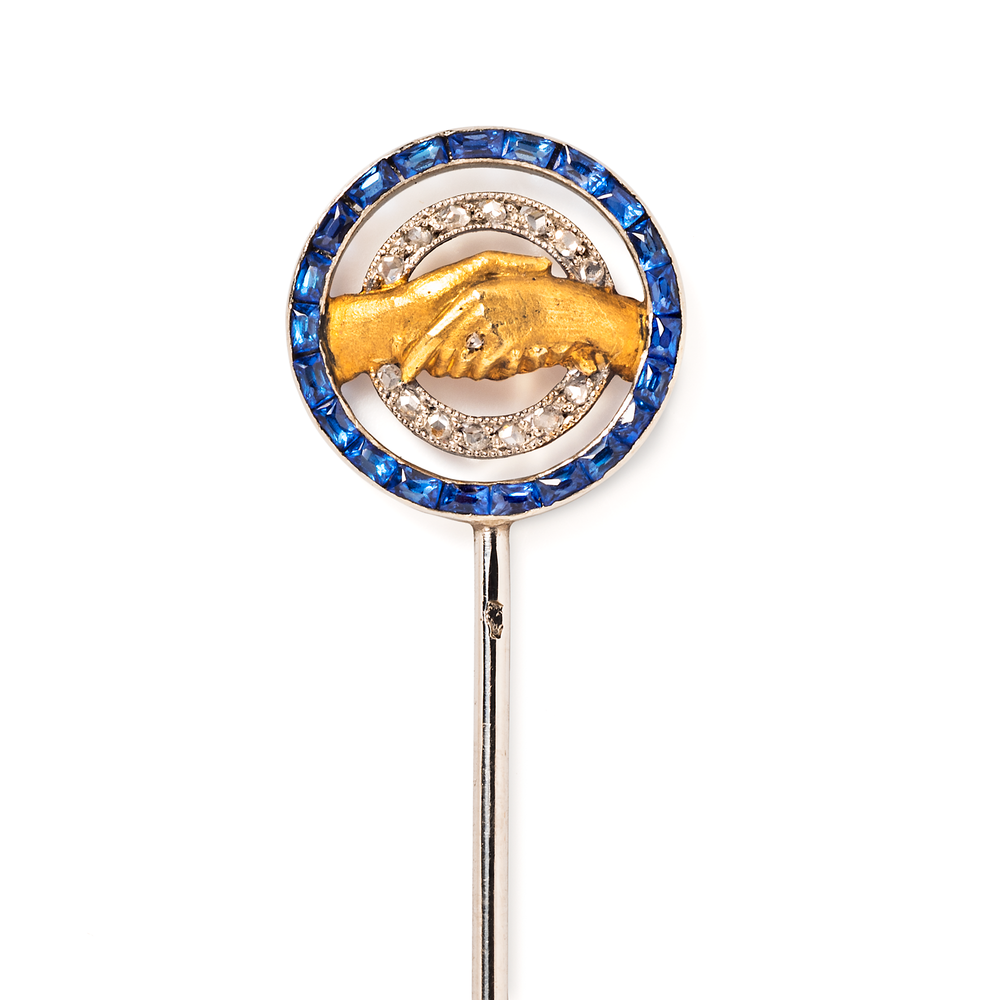 
                      
                        Cartier Art Deco Sapphire and Diamond Stickpin, c. 1920
                      
                    