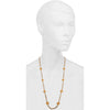 David Morris Gold, Yellow Sapphire and Diamond Double-Sided Long Chain