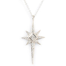  Diamond Star Cross Pendant