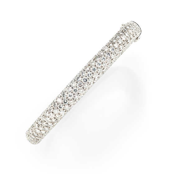 Hammerman Brothers Diamond Bangle Bracelet