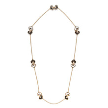  Marina B 18k Yellow Gold, Mother-of-Pearl and Diamond Long Chain Necklace
