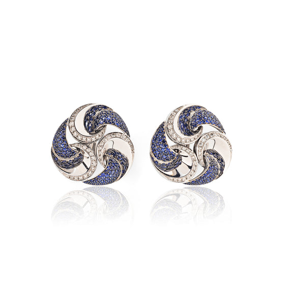 Marina B. Sapphire and Diamond Vertigo Earrings