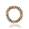 Moussaieff 18k Gold, Diamond, Ruby, Sapphire and Emerald Bracelet