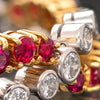 Oscar Heyman Ruby and Diamond Bracelet