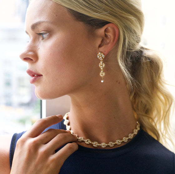 Cartier Diamond and 18K Gold "Himalia" Earrings