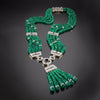 One of a Kind David Webb Emerald and Diamond Necklace - Tiina Smith Jewelry