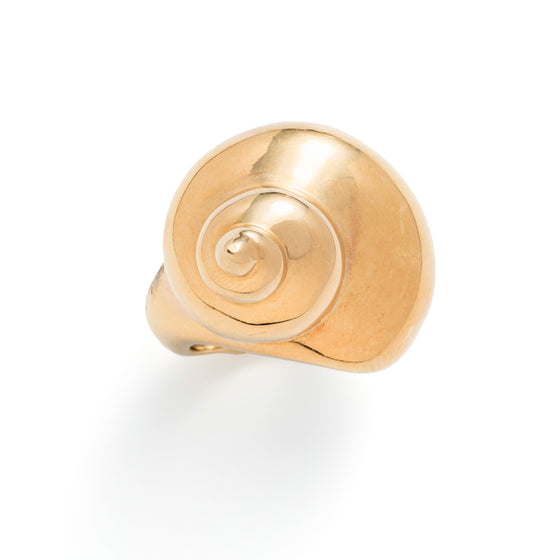 Angela Cummings For Tiffany & Co. Gold Shell Ring