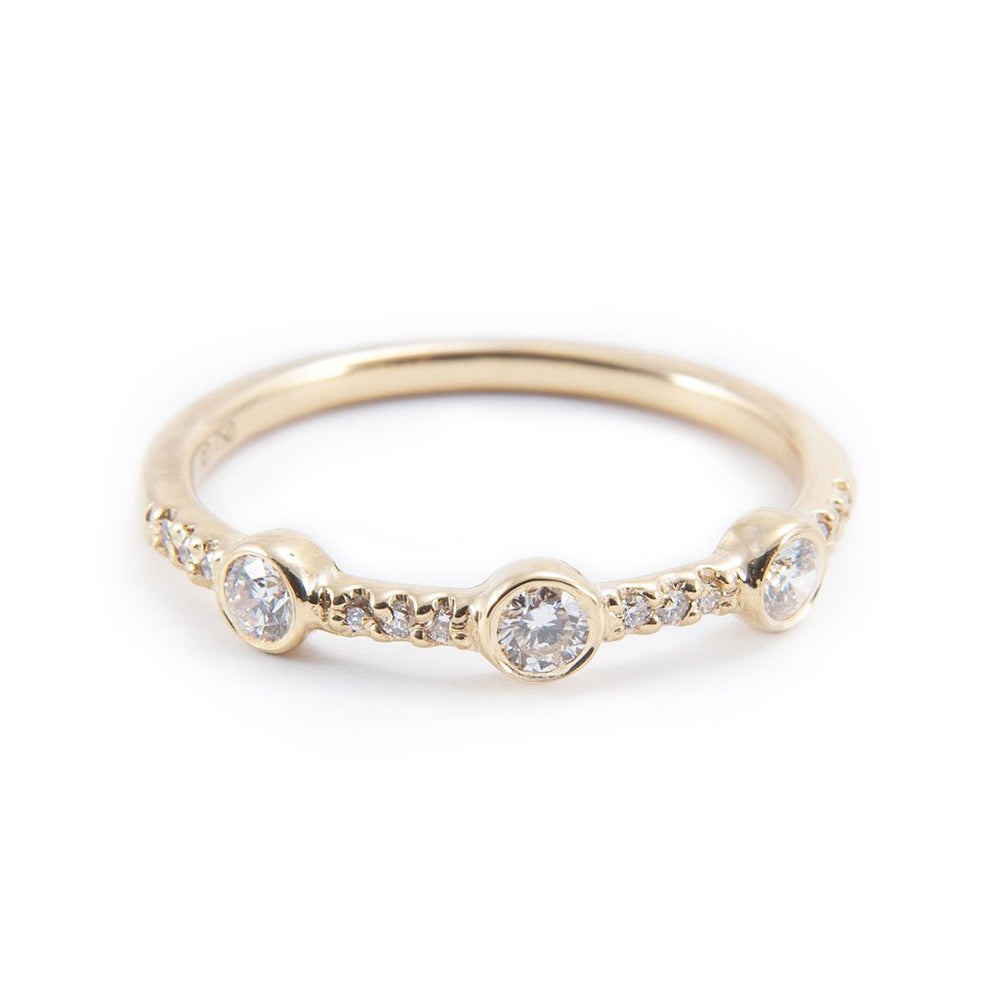 
                      
                        Trinity Pave Diamond Band
                      
                    