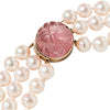 Seaman Schepps Pink Tourmaline, Sapphire, Cultured Pearl and Diamond Necklace